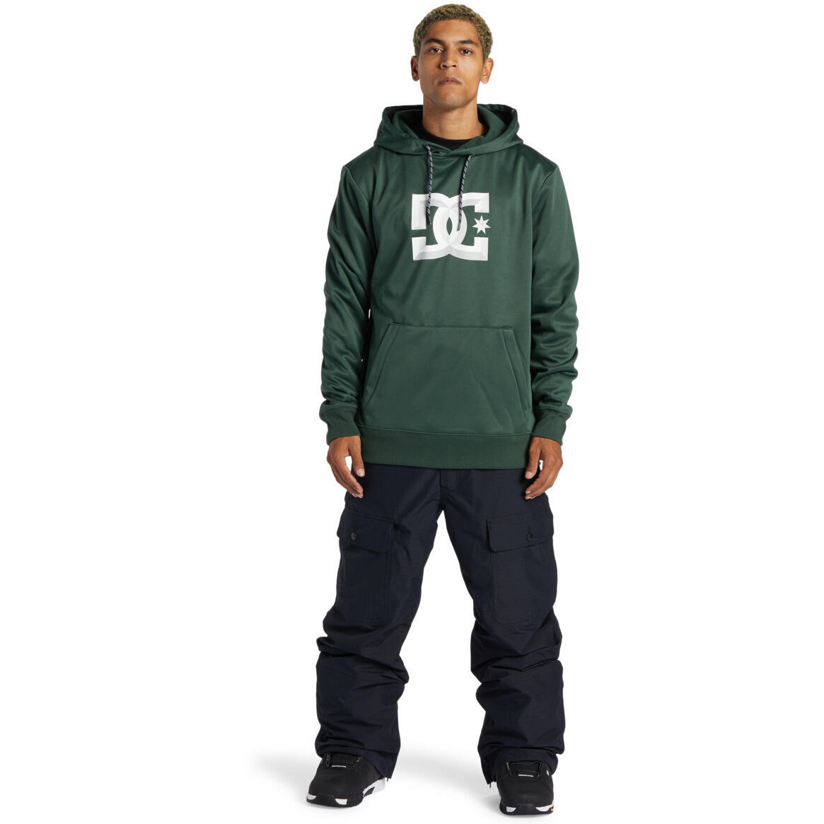 Cappuccio DC Shoes SNOWSTAR - TECHNICAL FLEECE, Verde, Uomini 3/5