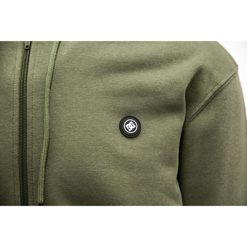 Capuche DC Shoes Riot Zip Up, Vert, Hommes