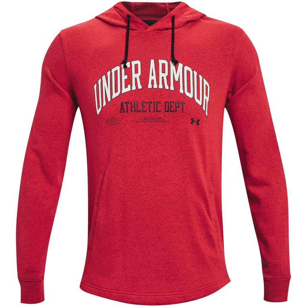 Hood Under Armour Rival Terry, Red, Men