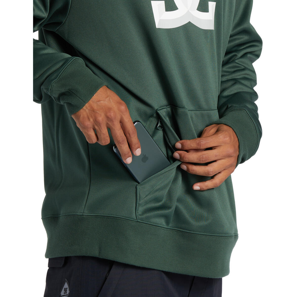 Cappuccio DC Shoes SNOWSTAR - TECHNICAL FLEECE, Verde, Uomini 4/5