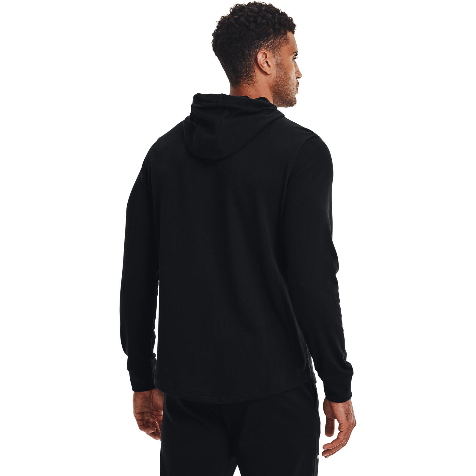 Capuche Under Armour Rival Logo, Noir, Hommes 4/5