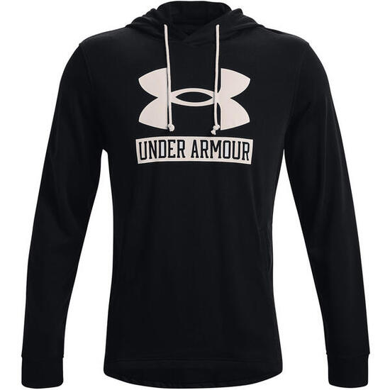 Kapuze Under Armour Rival Logo, Schwarz, Herren