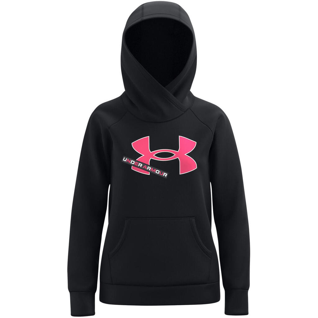 Hood Under Armour Rival Fleece Logo, Black, Kids