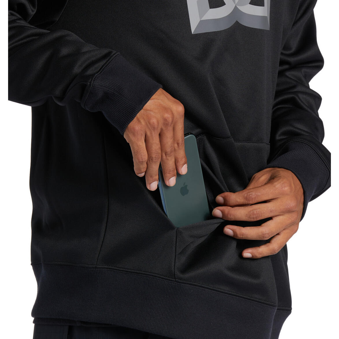 Cappuccio DC Shoes SNOWSTAR - TECHNICAL FLEECE, Nero, Uomini 5/5