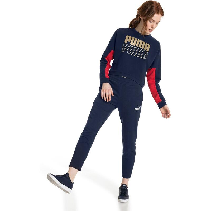 Blouse Puma Modern Sport Crew Sweat, Blauw, Dames