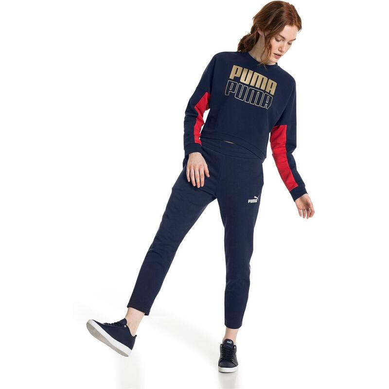 Bluza femei Puma Modern Sport Crew Sweat, Albastru