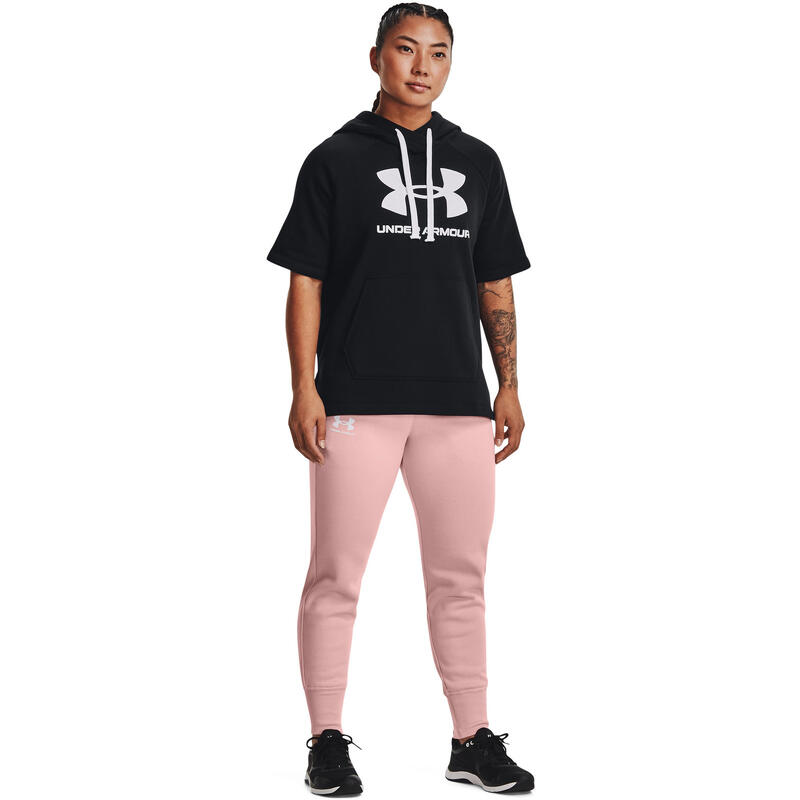 Broek Under Armour Rival Fleece, Roze, Dames