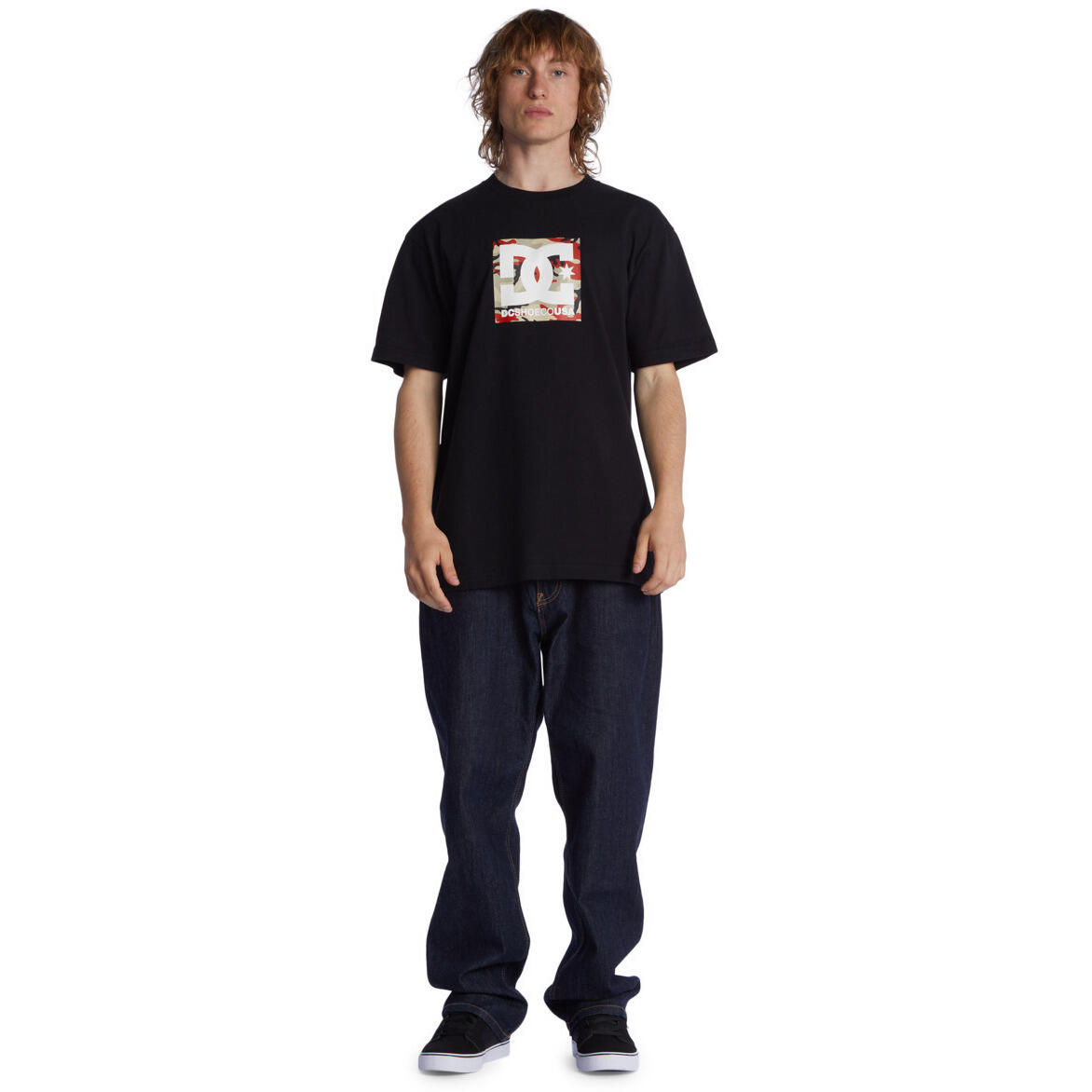 Camiseta DC Shoes Square Star Fill, Negro, Hombre 5/5