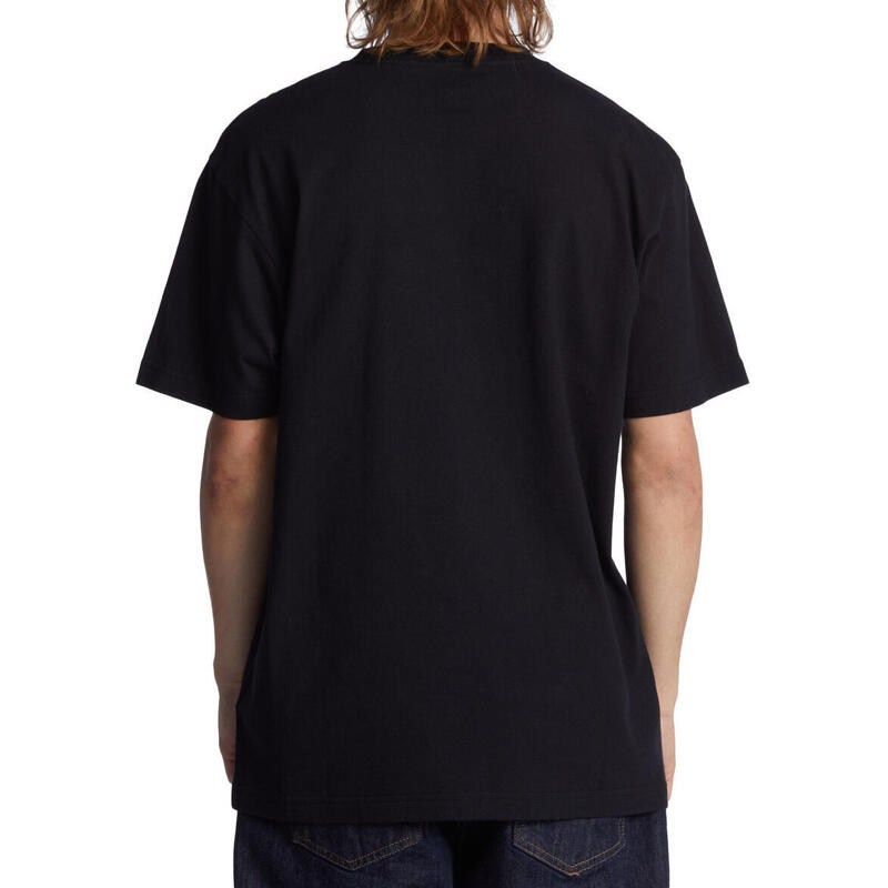 T-shirt DC Shoes Square Star Fill, Noir, Hommes