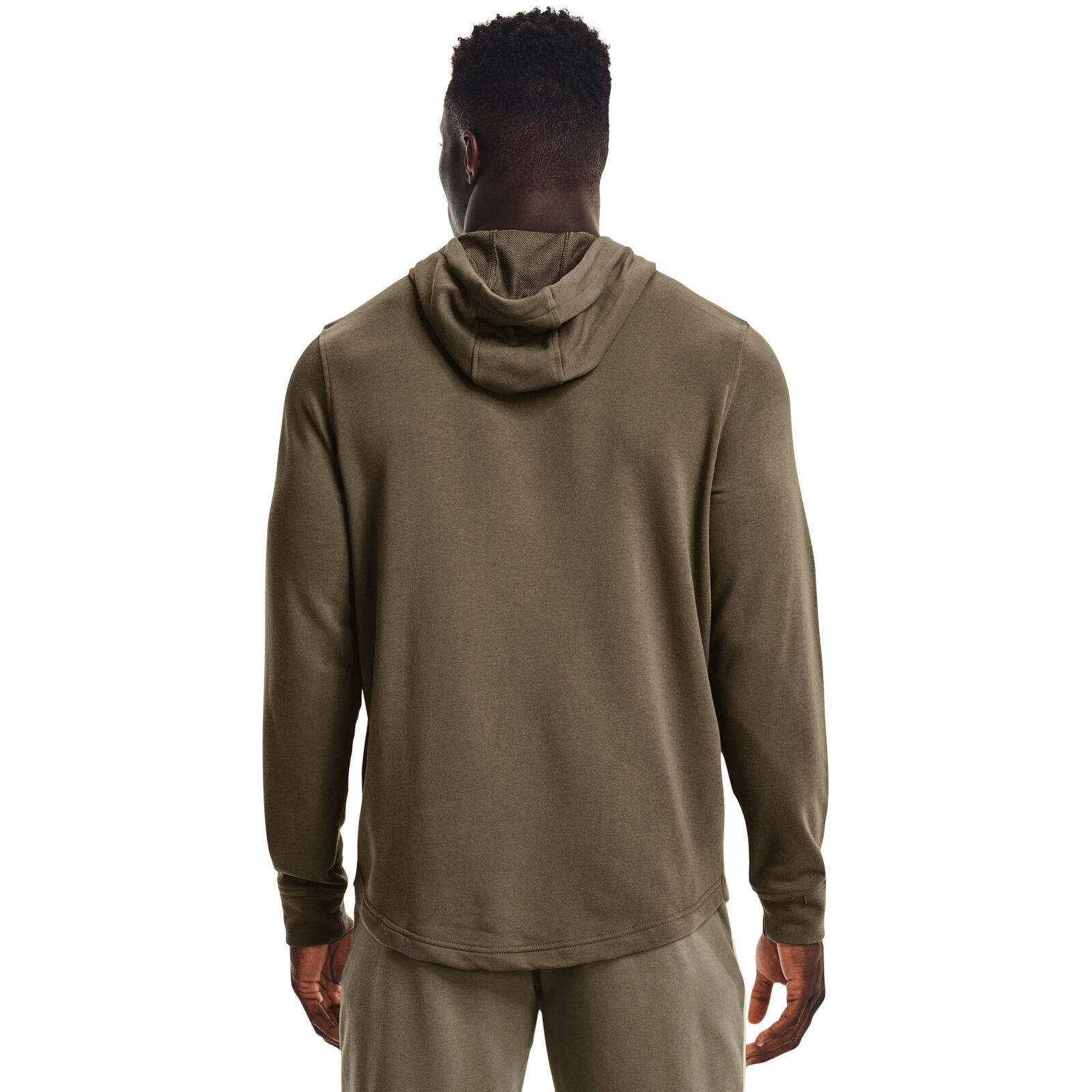 Capuche Under Armour UA Rival Terry Logo, Vert, Hommes 4/5