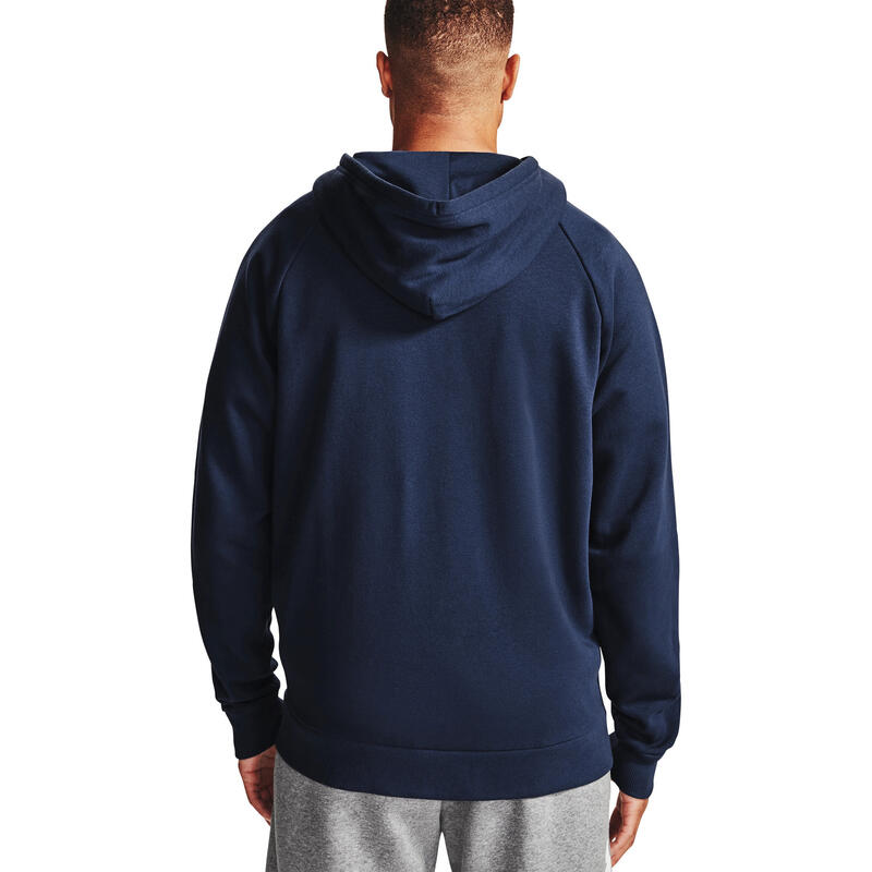 Sweat à capuche Under Armour UA Rival FZ Hoodie, Bleu, Hommes