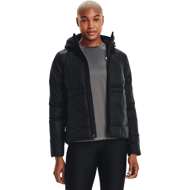 Chaqueta Under Armour Down Hooded, Negro, Mujer
