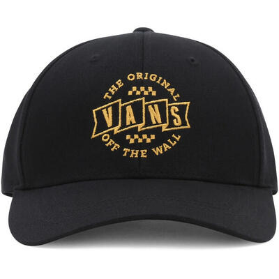 Cap Vans Flag Check Structured Jockey. Nero. Unisex