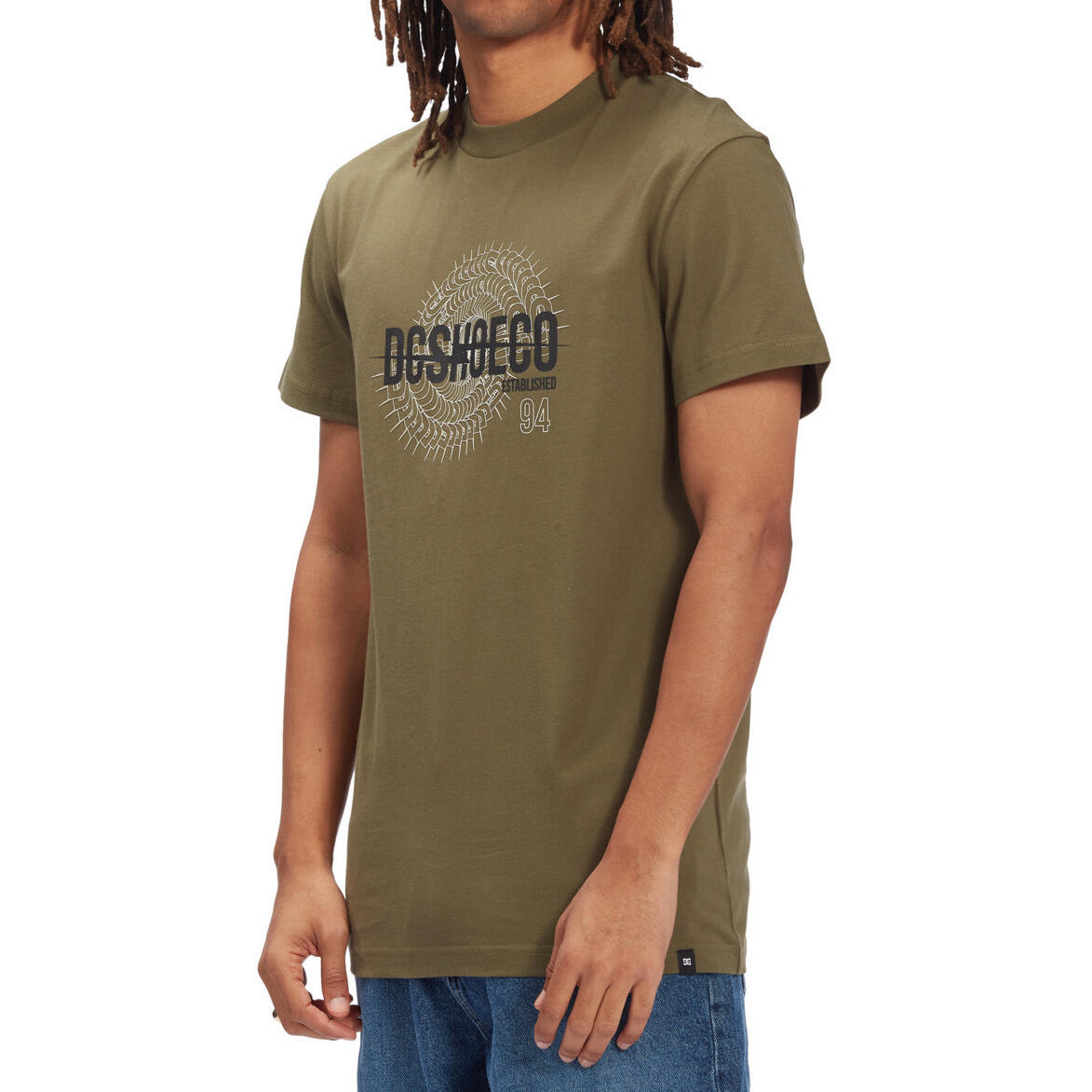 T-Shirt DC Shoes Tracer, Grün, Herren 3/5