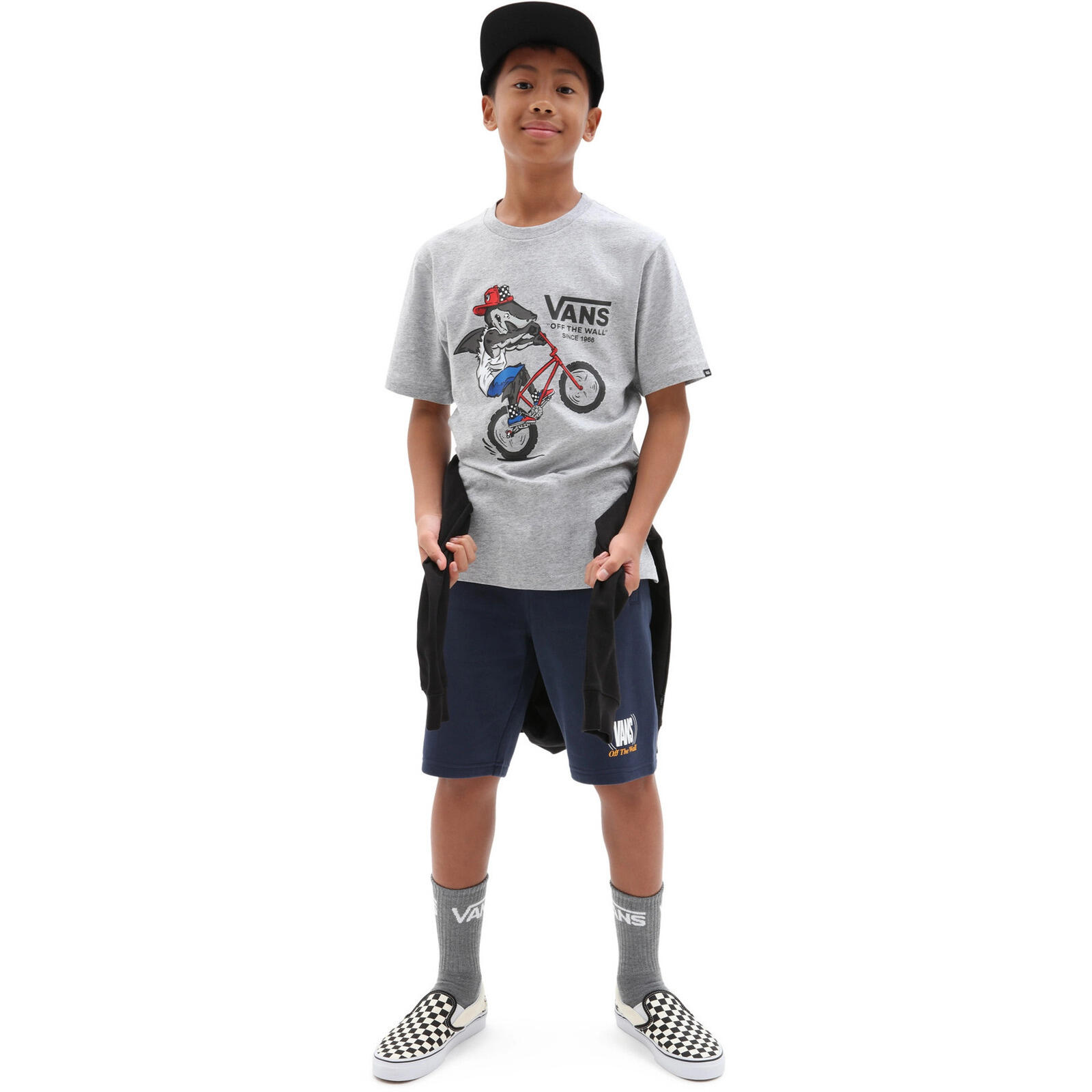 Shorts Vans Authentic, Bleu, Enfants 3/5