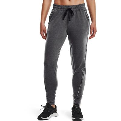 Broek under armour rival terry, grijs, dames