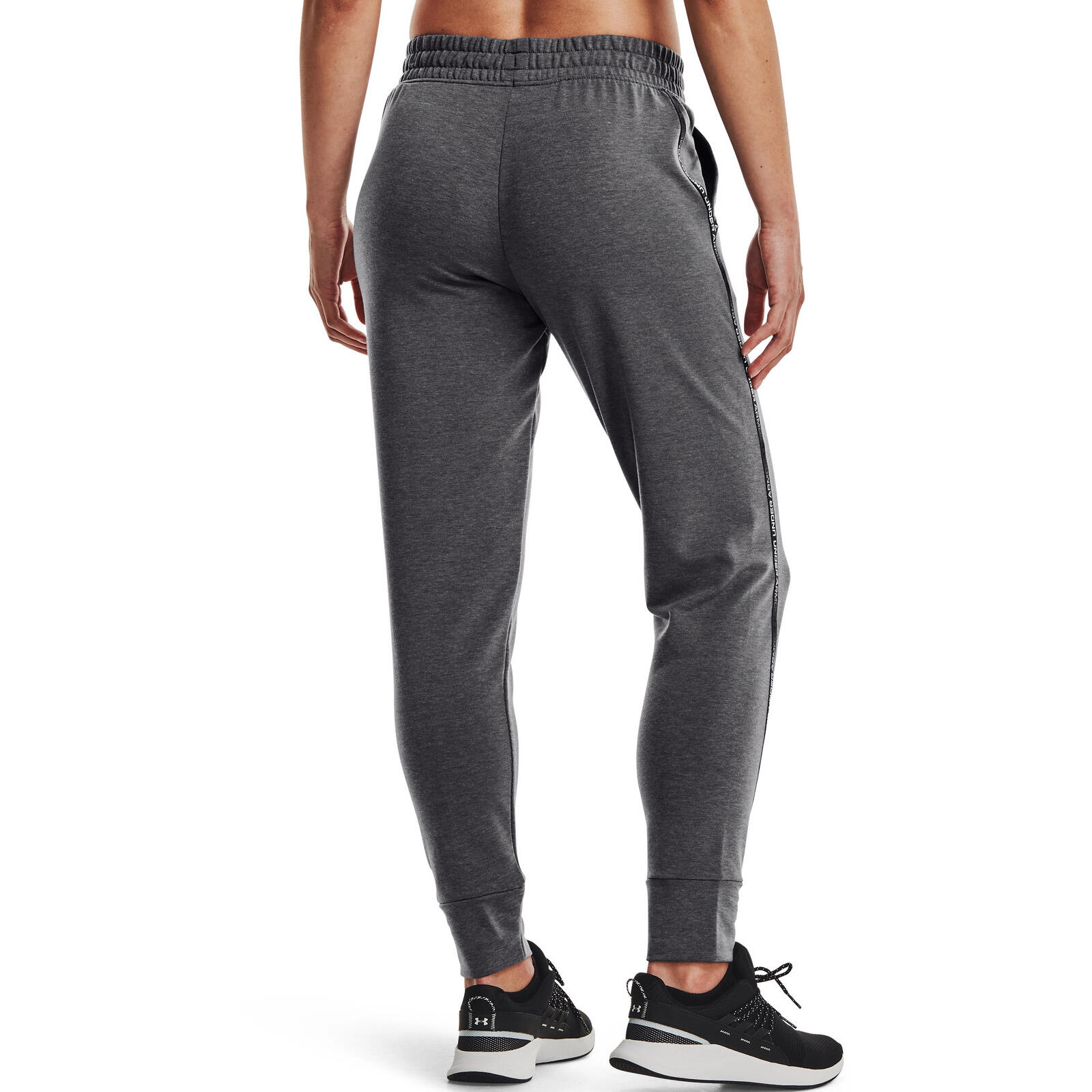 Pantalon Under Armour Rival Terry, Gris, Femmes 2/5