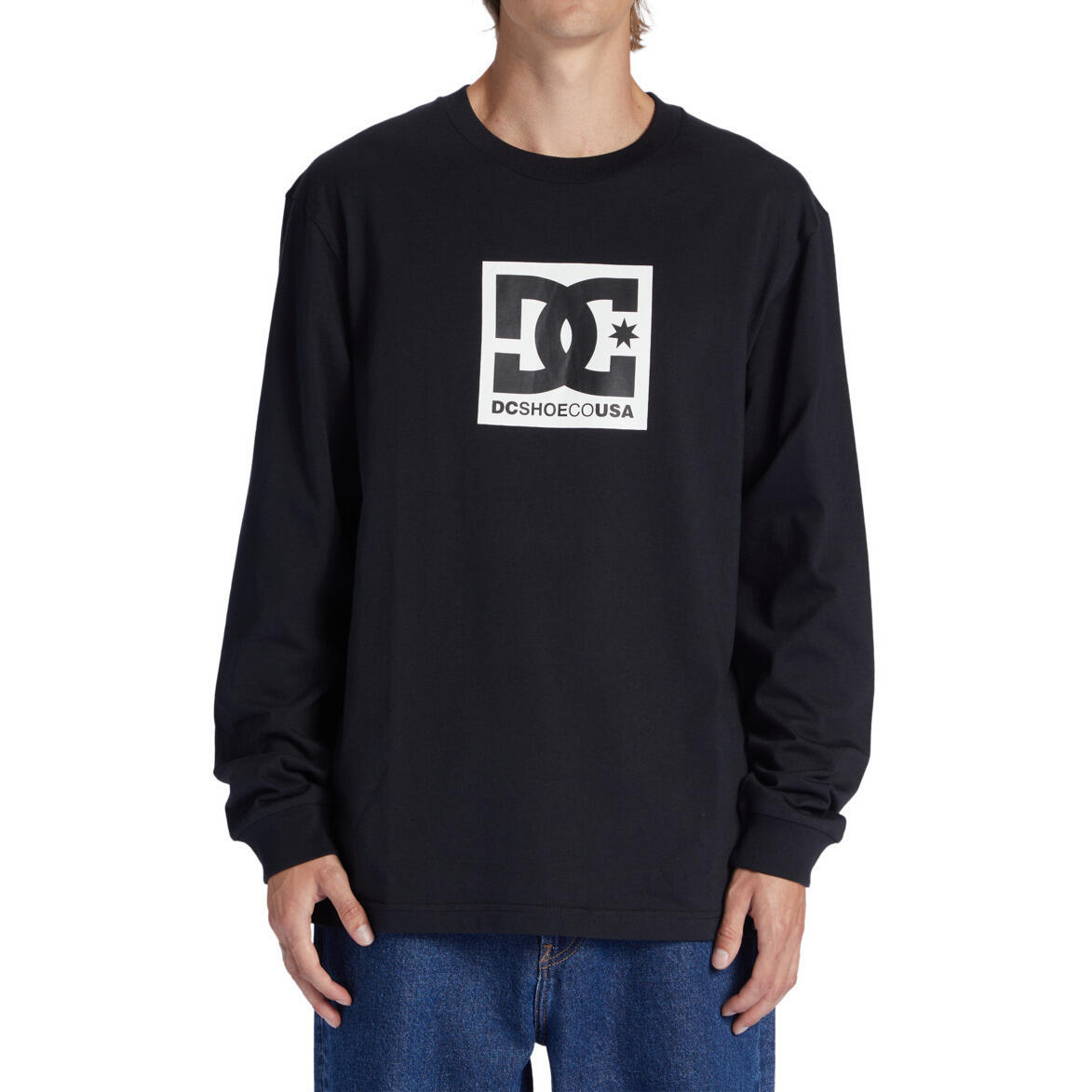 Dc Shoes - Chemisier Dc Shoes Square Star, Noir, Hommes - T-shirt Manches Longues - Noir - 36 Xs - Decathlon