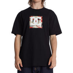 T-shirt DC Shoes Square Star Fill, Noir, Hommes