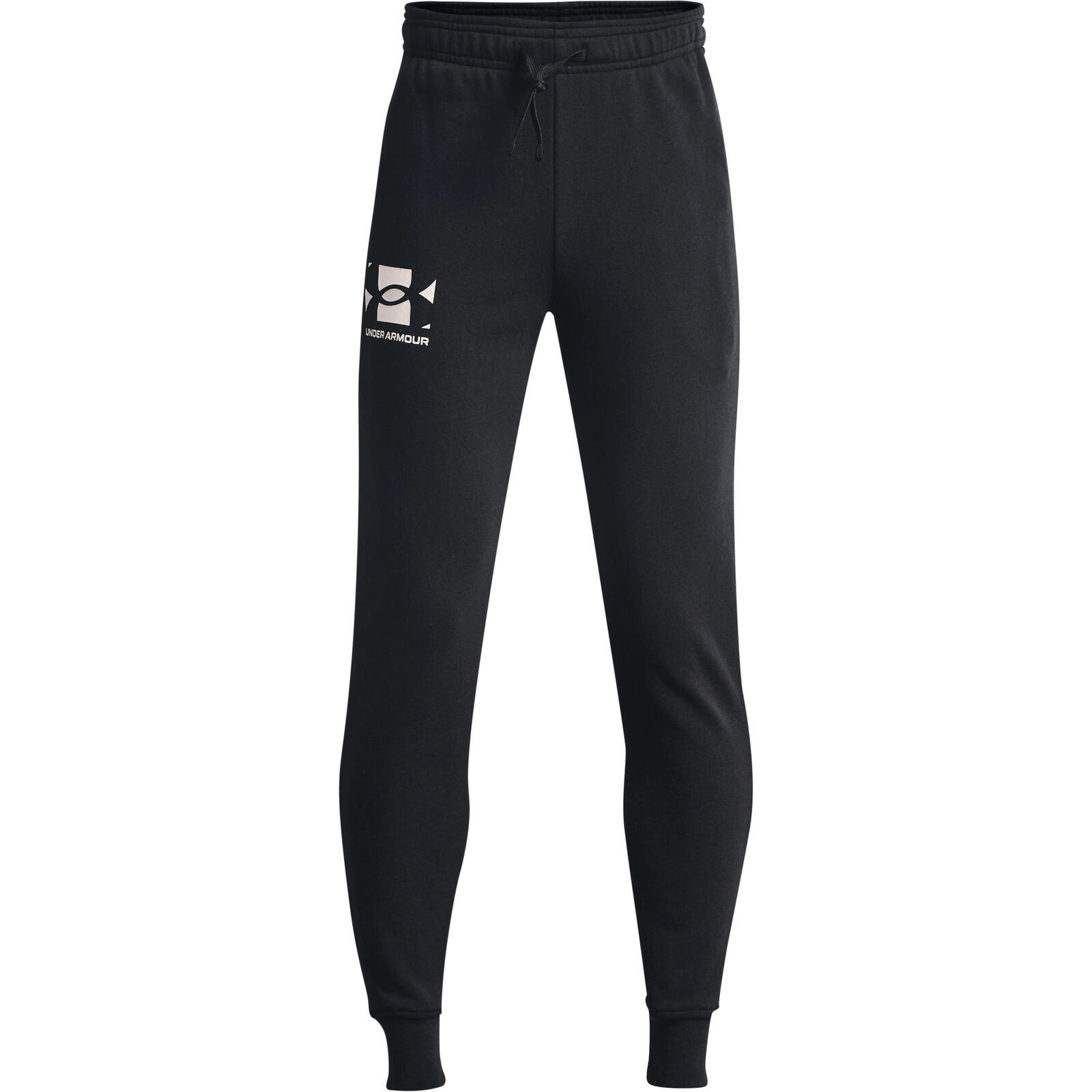 Calça Under Armour Rival Terry, Preto, Crianças