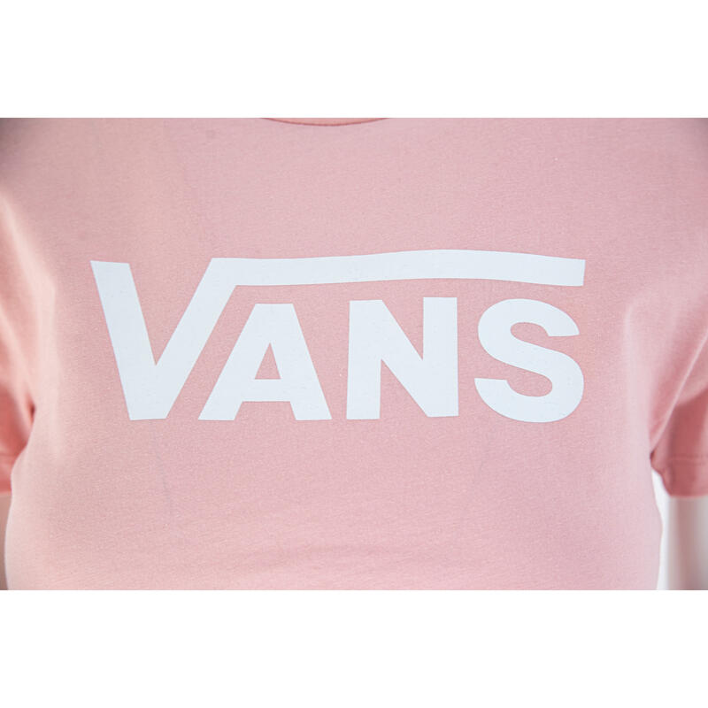 T-Shirt Vans Drop V SS Crew-b, Cor de rosa, Mulheres