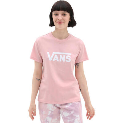 T-shirt vans drop v ss crew-b, roze, dames