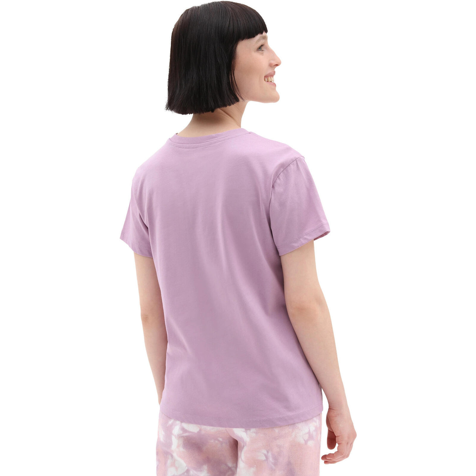 Camiseta Vans Drop V Crew-b, Púrpura, Mujer 2/5