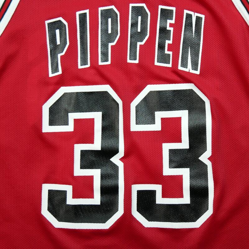 Reconditionné - Maillot Champion Chicago Bulls NBA Pippen - État Excellent