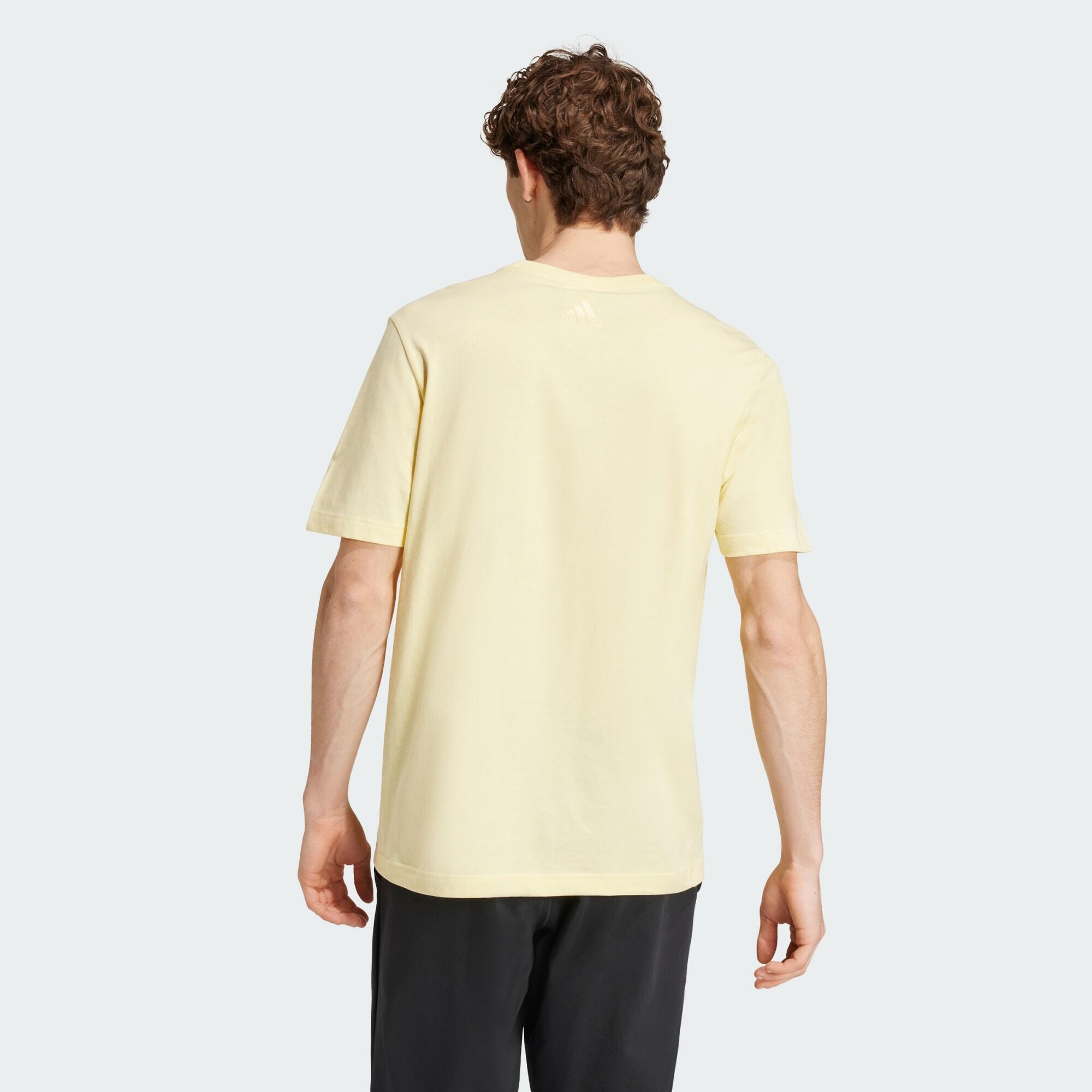 T-shirt avec logo brodé linéaire en jersey Essentials 4/7