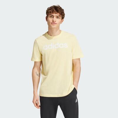 Essentials single jersey linear geborduurd logo t-shirt