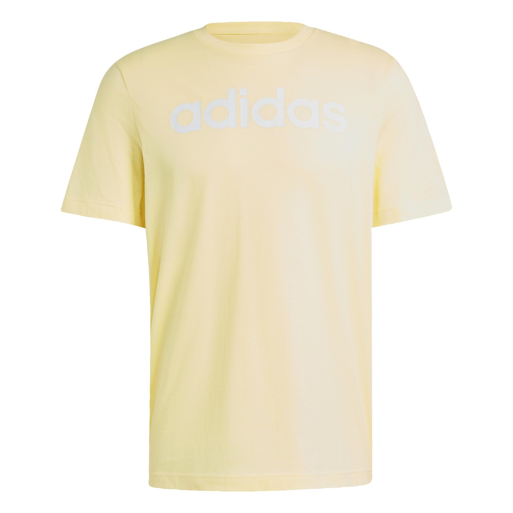 T-shirt avec logo brodé linéaire en jersey Essentials 3/7