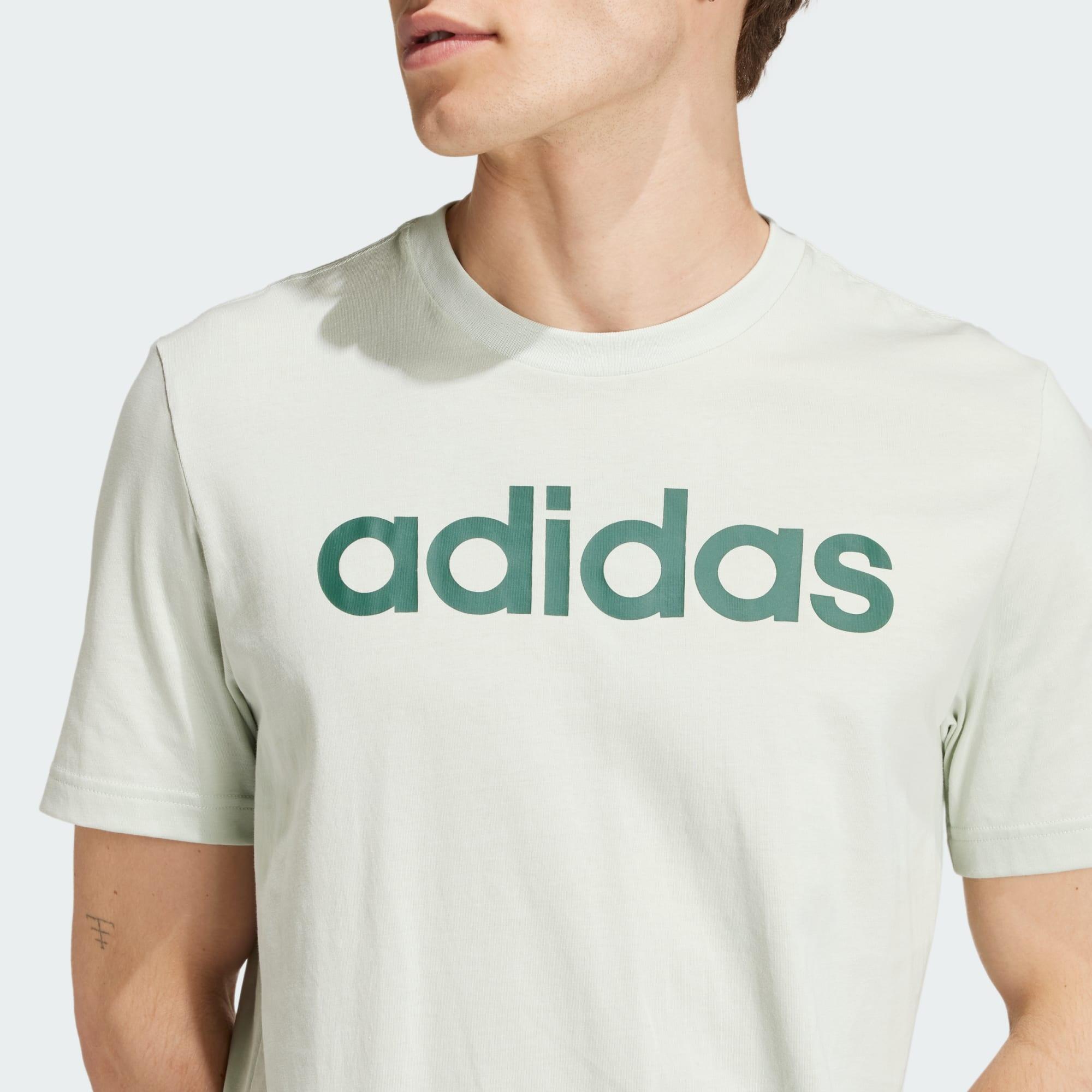 Essentials Single Jersey Linear Embroidered Logo T-Shirt 5/7