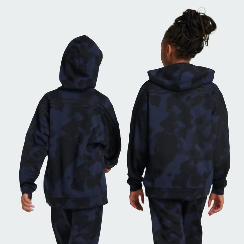 Sweat-shirt à capuche imprimé camo Future Icons Enfants