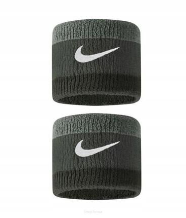 Frotka tenisowa Nike Swoosh Wristbands zielona