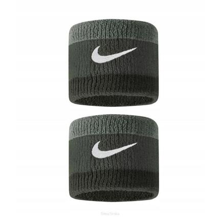 Frotka tenisowa Nike Swoosh Wristbands zielona