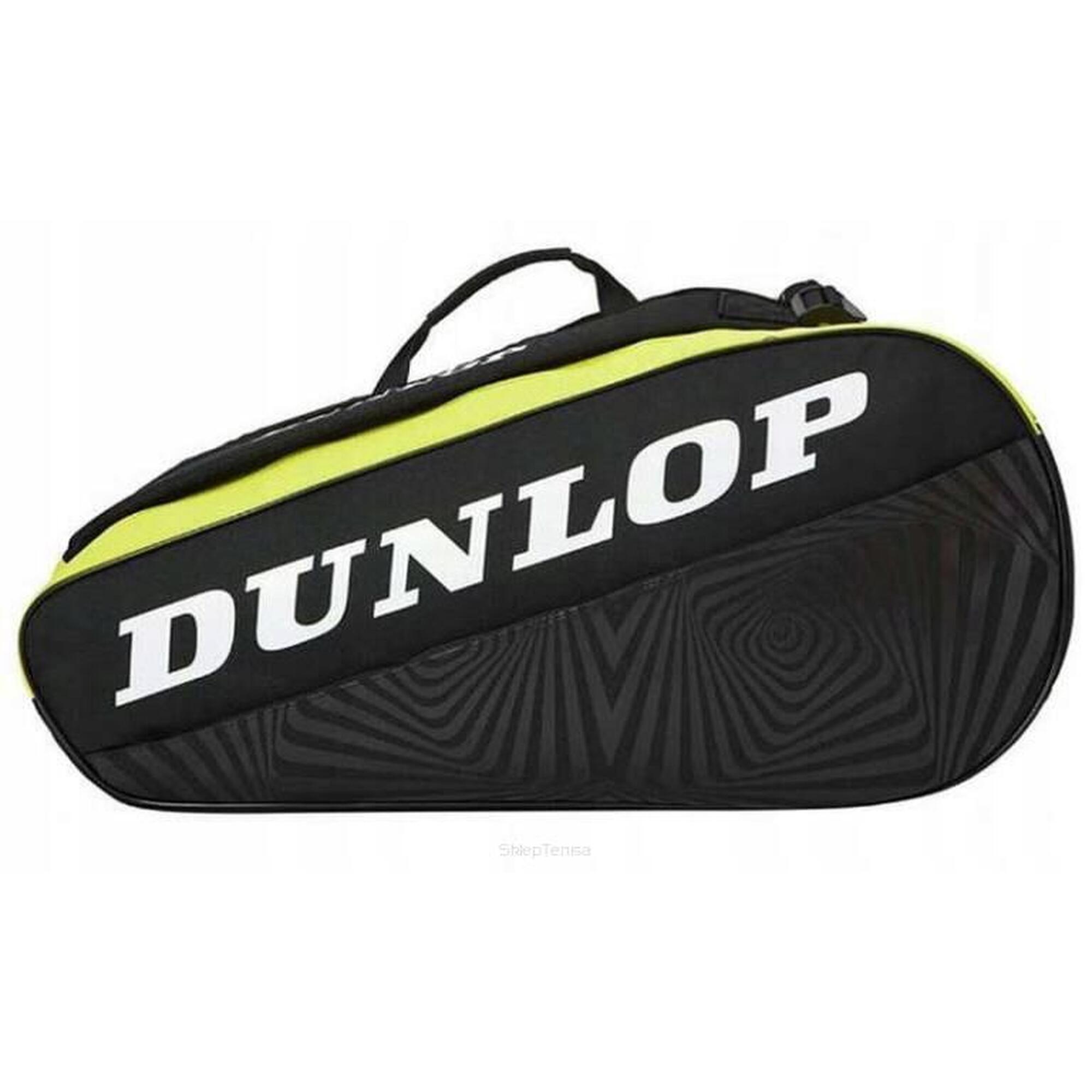 Torba tenisowa Dunlop CX Club x3 czarno-żółta