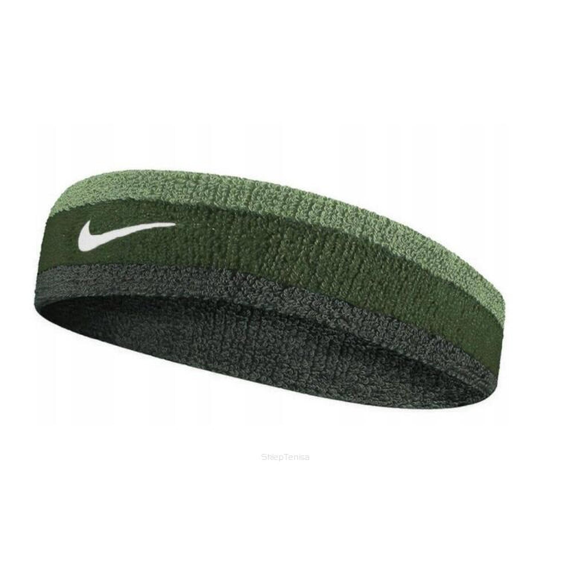 Frotka tenisowa na głowę Nike Swoosh Headband zielona