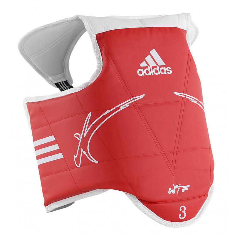 Plastron réversible Adidas pour enfants WTF 1/4