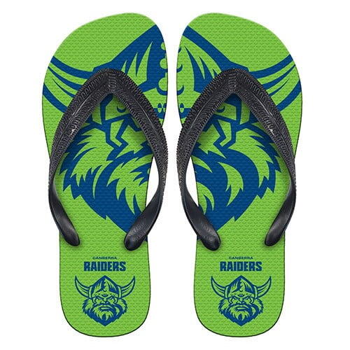 Canberra Raiders NRL Thongs Plugger Flip Flops