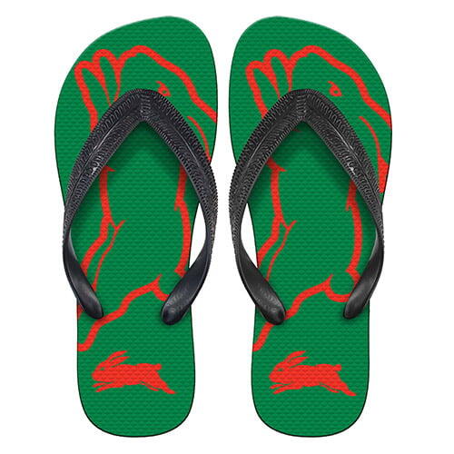 South Sydney Rabbitohs NRL Thongs Plugger Flip Flops