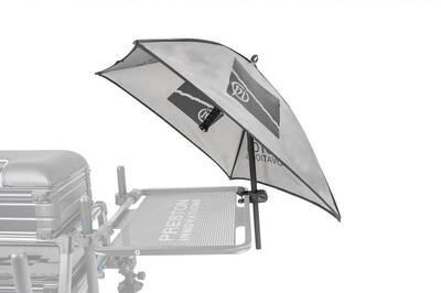 Preston offbox grey bait brolly - preston zitkist & toebehoren