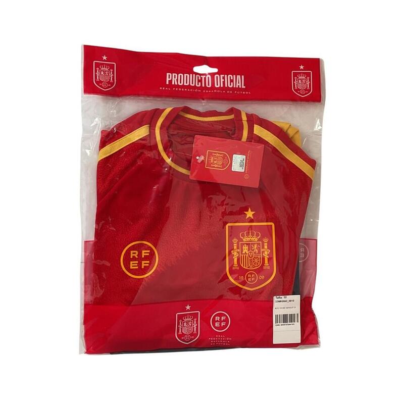 Camiseta Fútbol España Eurocopa 2024 1ª Equipación Réplica Oficial Sin Dorsal