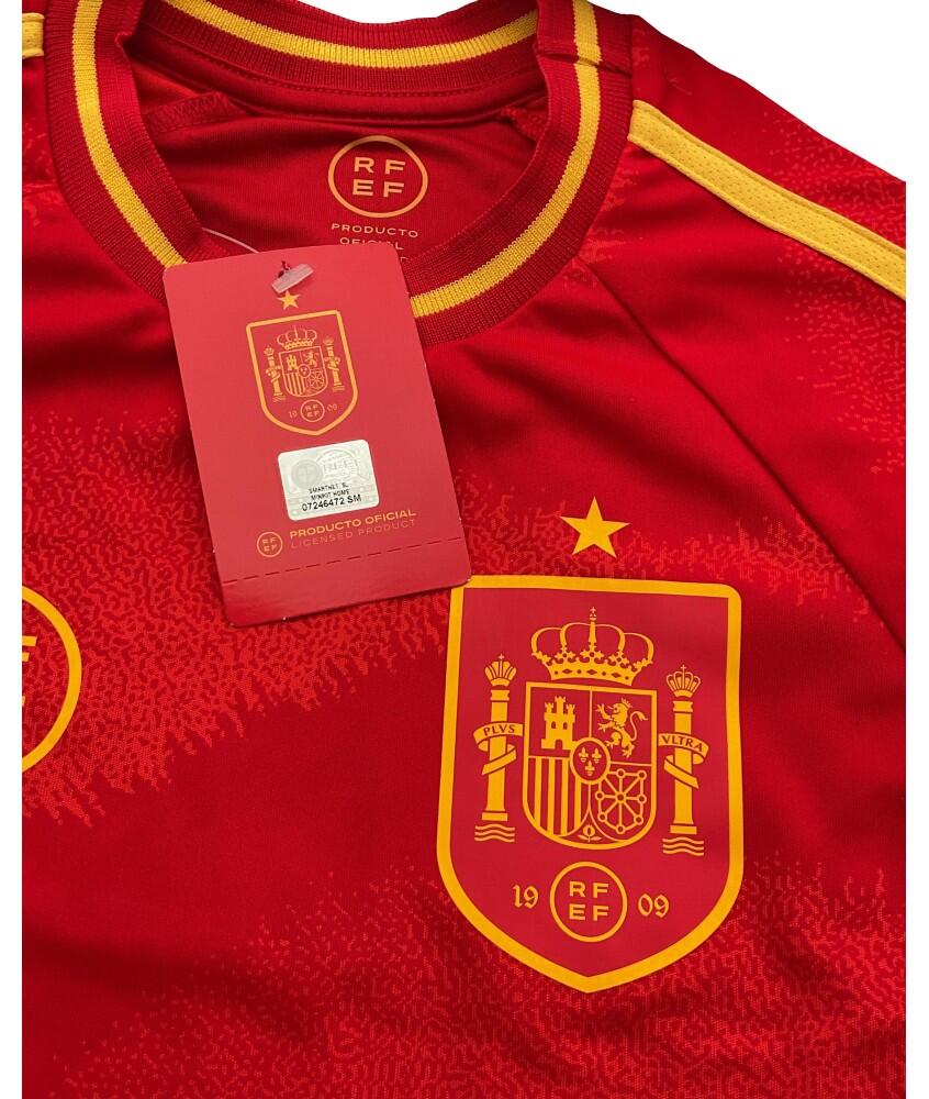 Conjunto Fútbol España Eurocopa 2024 1ª Equipación Réplica Oficial Lamine Yamal 6/7