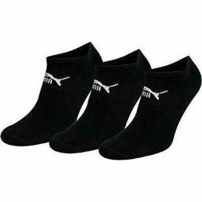 Puma Unisex Sneaker Socken im Retro Design knöchelhoch für Damen Herren 3er Pack