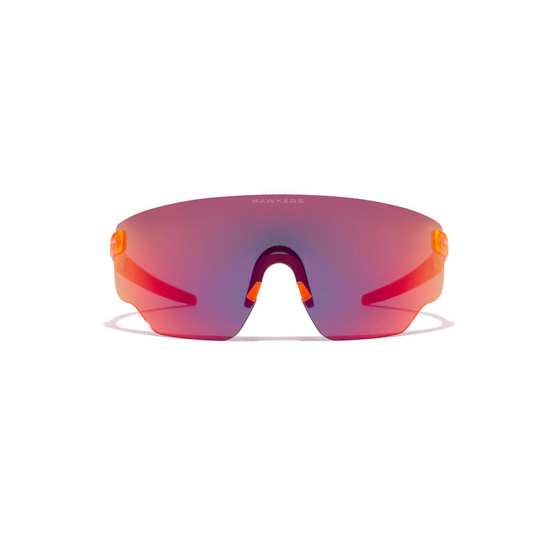 HAWKERS - Lunettes de soleil pour Homme et Femme Fluor Orange Ruby - SPEED