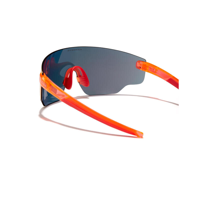 HAWKERS - Lunettes de soleil pour Homme et Femme Fluor Orange Ruby - SPEED