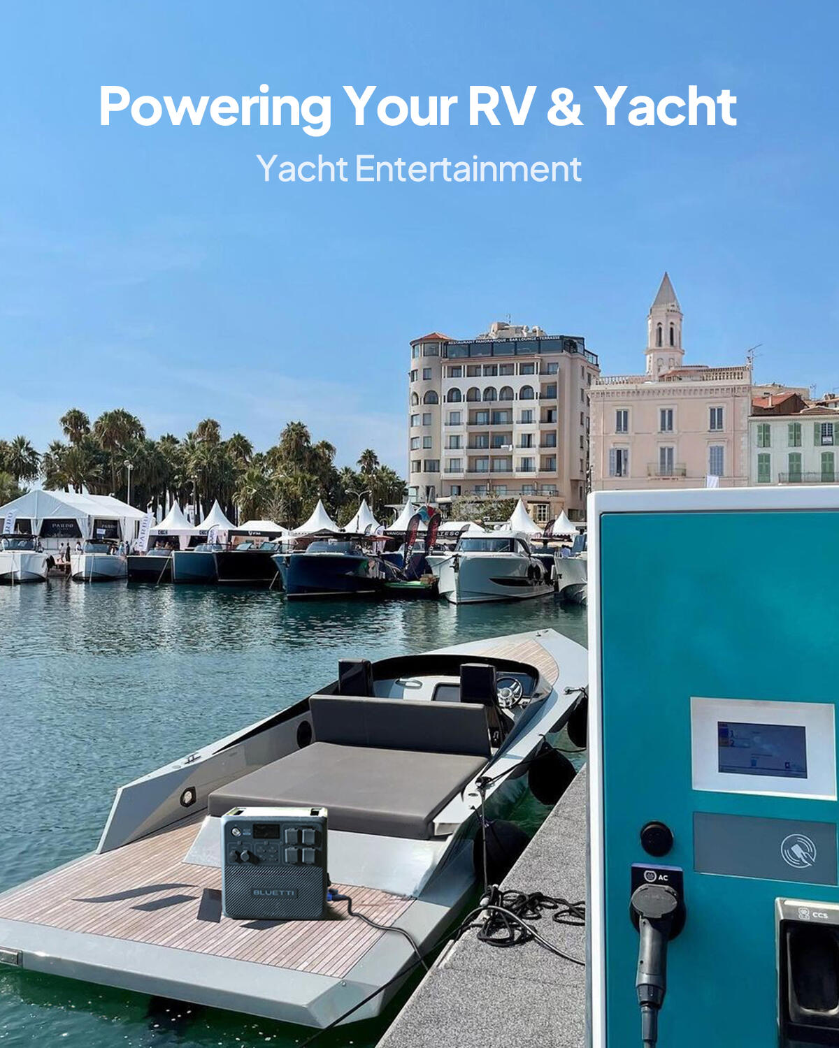 BLUETTI AC240 Portable Power Station 2400W /1536Wh with 350W Solar Panel 3/7