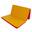 Gamma saltea de gimnastică 150x100x5 trei piese roșu/galben