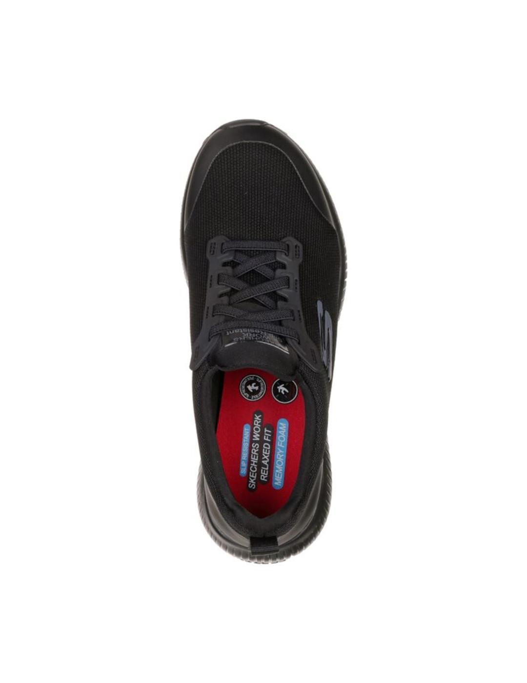 Zapatillas Skechers Mujer Work: Squad SR Negras 6/7