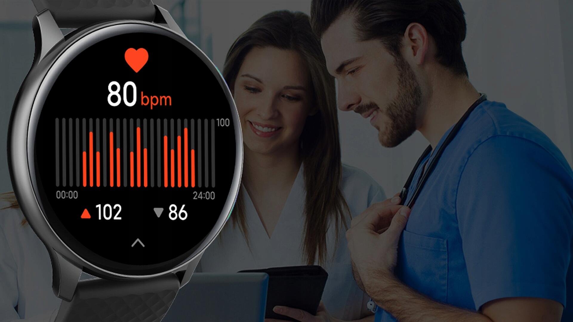 Smartwatch zegarek sportowy IMIKI KW66 PRO 5/7
